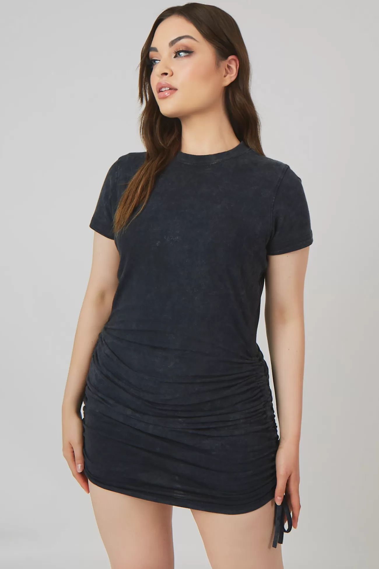 Public Desire Bodycon Mini T Shirt Dress Acid Wash Sale