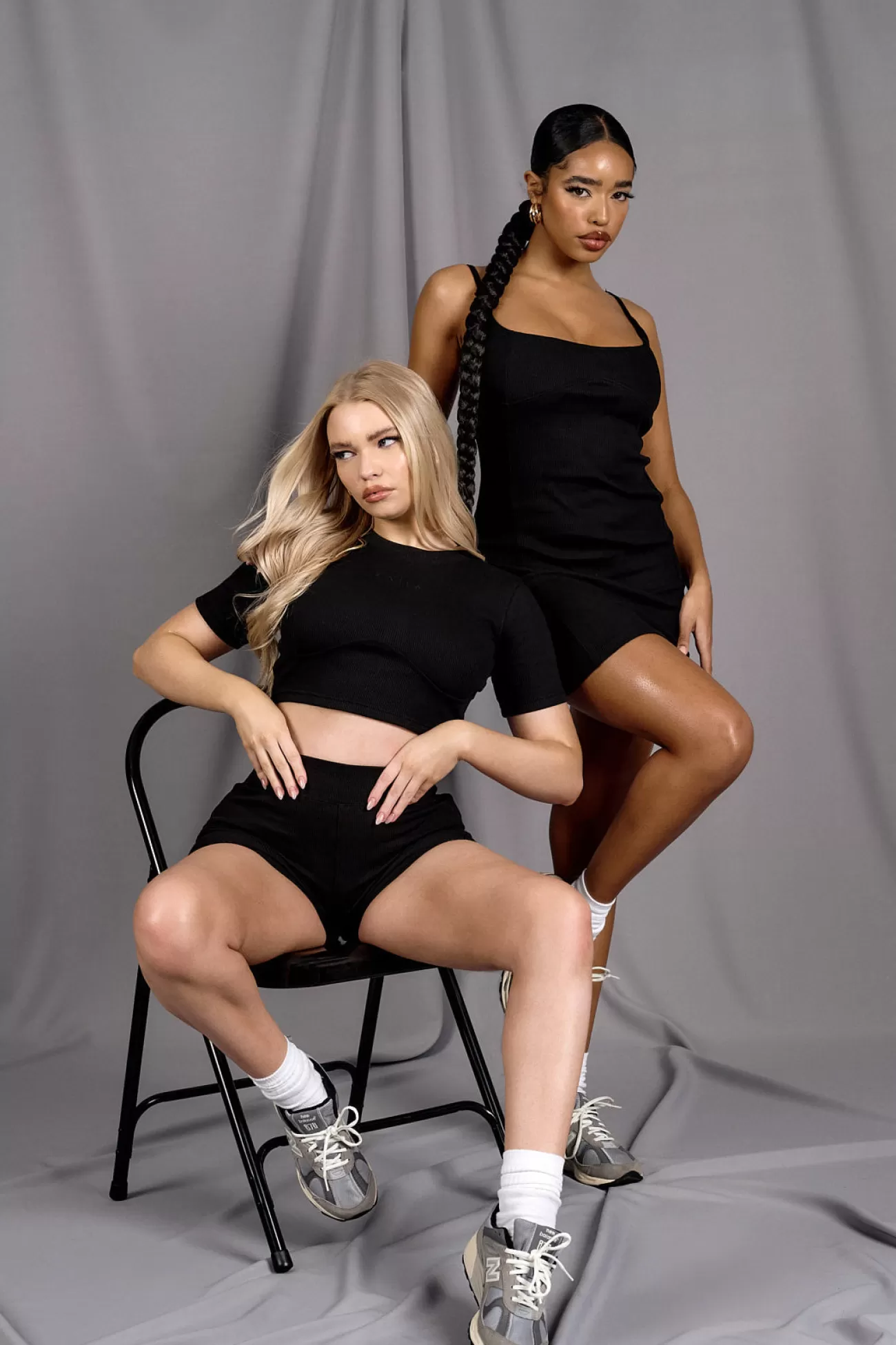 Public Desire Kaiia Underbust Ribbed Mini Dress Black Best