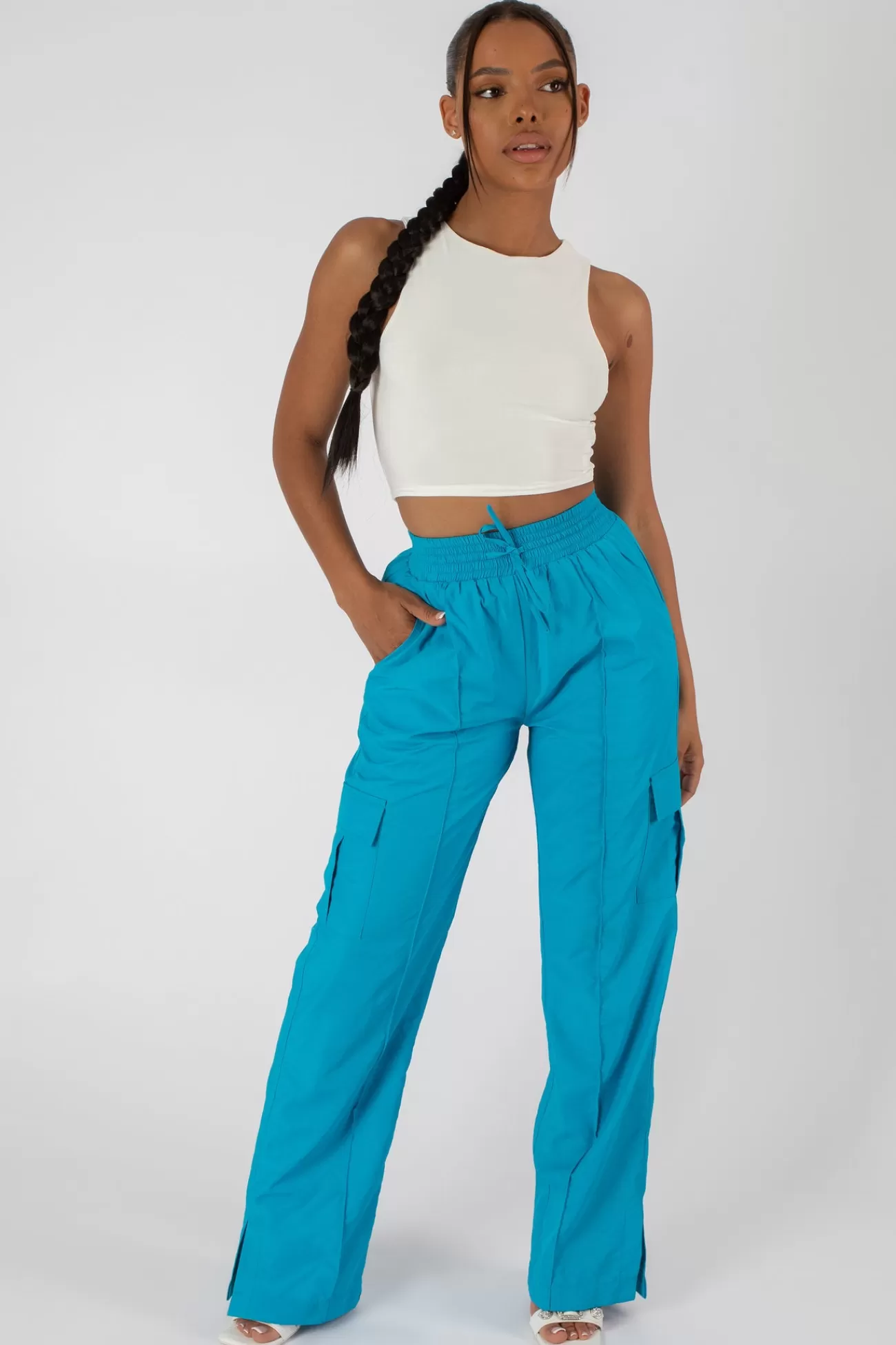 Public Desire Slinky Racer Top White Best Sale