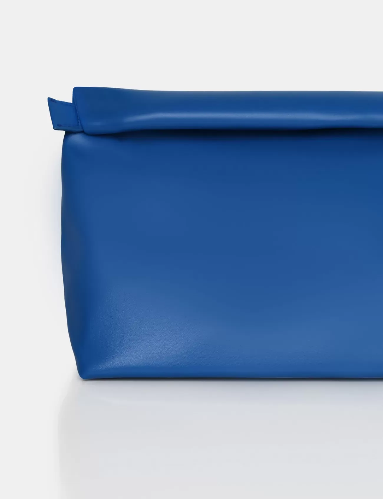 Public Desire The Aria Folded Detail Clutch Bag Cobalt New