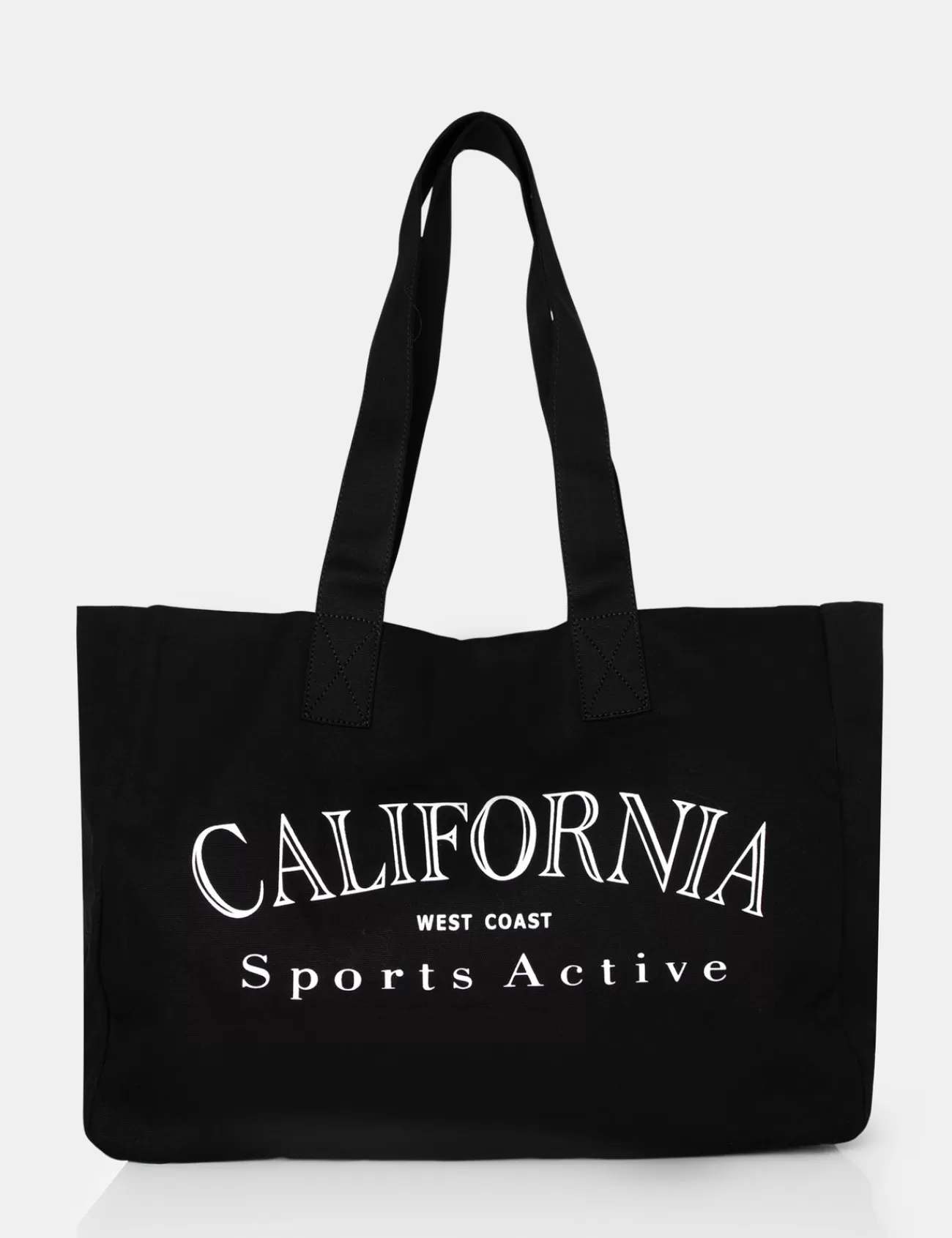 Public Desire The California Overiszed Canvas Tote Bag Black Store