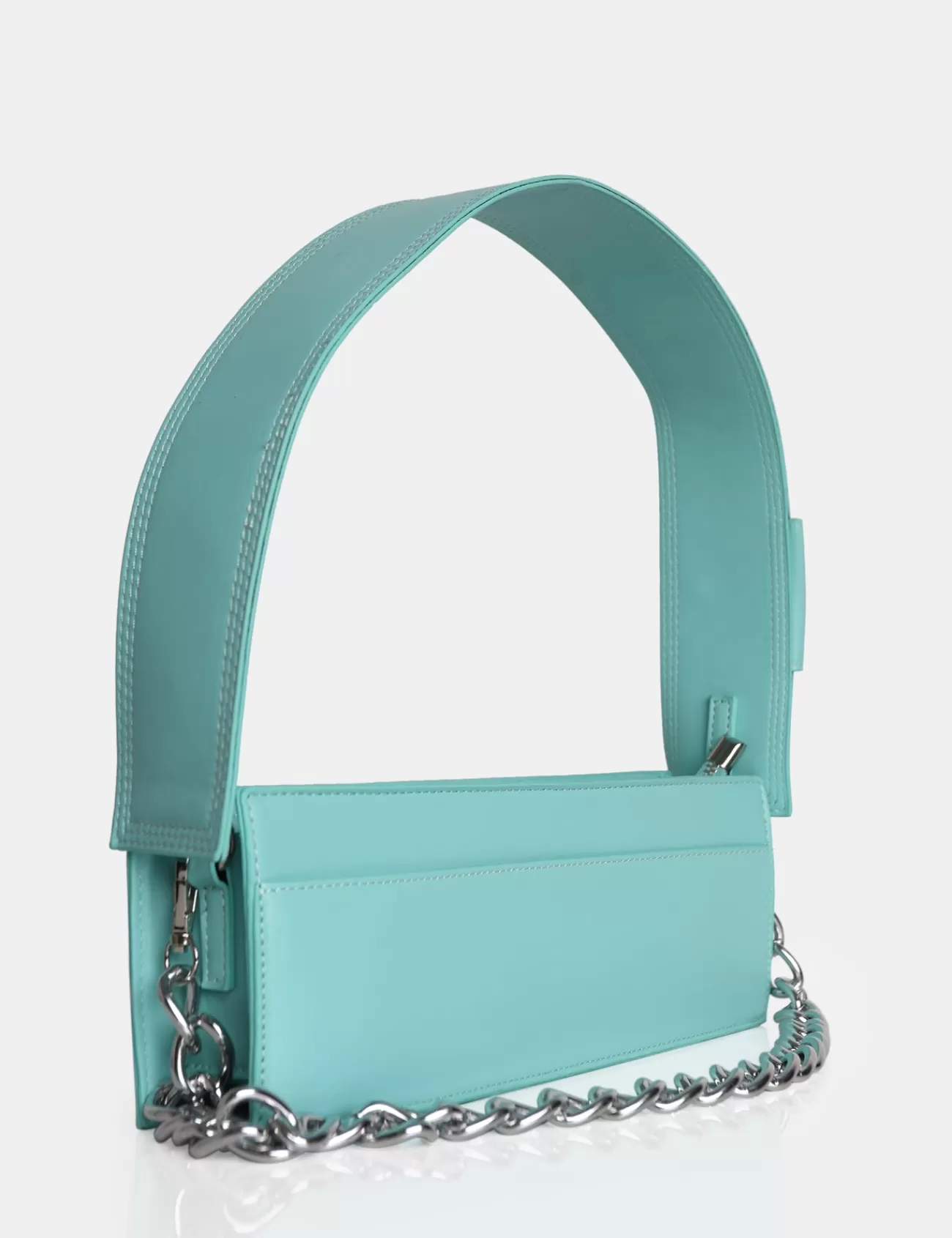 Public Desire The Koa Long Chain Detail Shoulder Bag Mint Store
