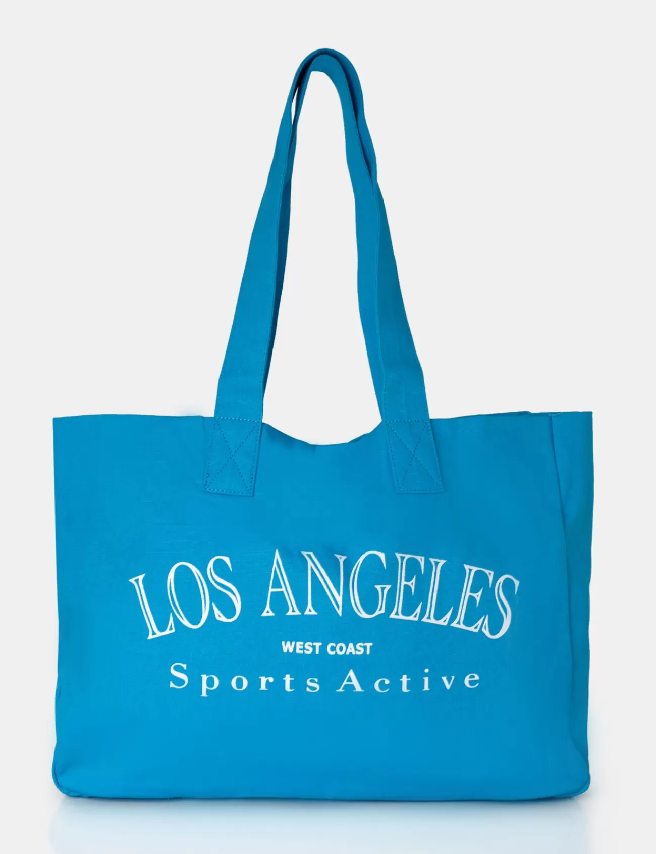 Public Desire The La Overiszed Canvas Tote Bag Blue Best
