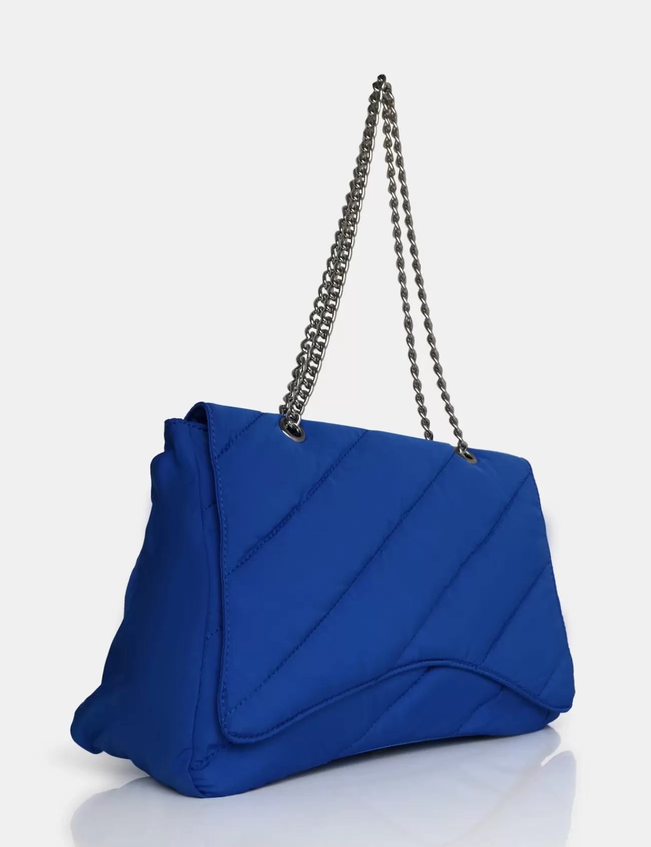Public Desire The Laina Nylon Tote Bag Blue Shop