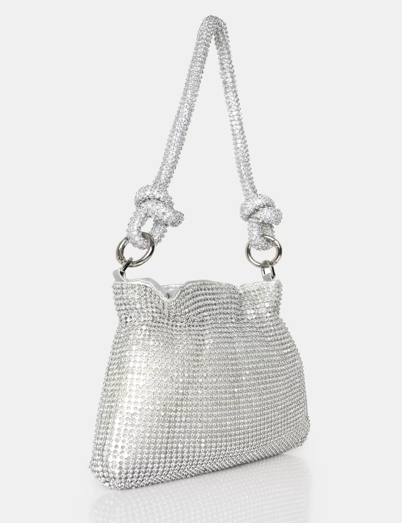 Public Desire The Lake Diamante Mini Bag Silver Shop