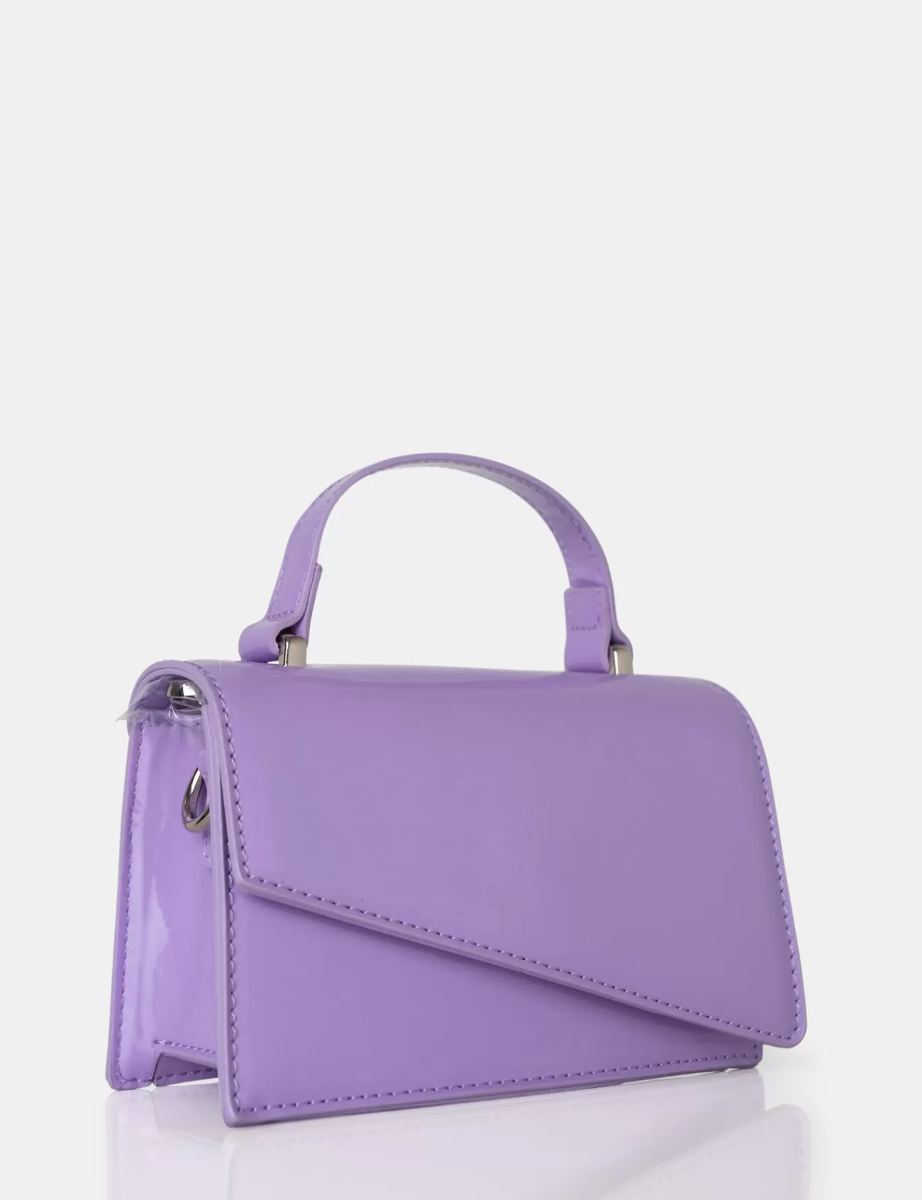 Public Desire The Penny Patent Mini Bag Lilac Discount